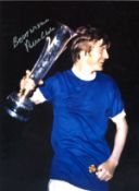 Allan Clarke Leeds United Signed 16 x 12 inch football photo. Good Condition. All signed pieces come