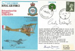 Chaz Bowyer, and Sir Hugh Chance signed Reformation of the Squadron cover. Chaz Bowyer is the author