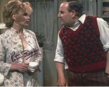 Porridge 8x10 inch photo scene from the comedy series Porridge signed by actress Patricia Brake