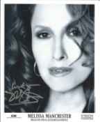 Music Melissa Manchester 10x8 signed b/w photo. Melissa Manchester is an American singer-