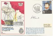 Cdr W B Smith signed RNSC10 cover commemorating the 175th Anniversary of Battle of the Nile. 5p