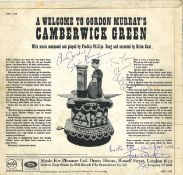 Brian Cant, Gordon Murray and one other signed Welcome to Camberwick Green 33rpm record sleeve.