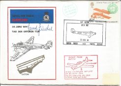 Royal Air Force Gatow 30th June 1974 signed FDC No 12 of 40. Flown from Gatow in Chipmunk W P 971