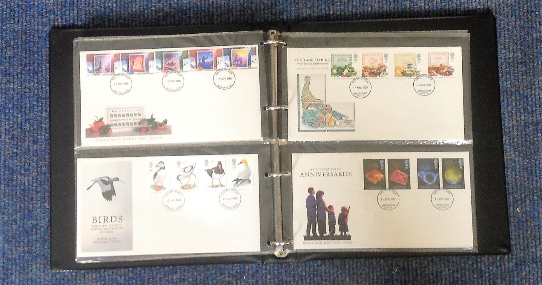 GB Clean FDC collection, 46 covers from 1985, 1989 including many nice Stuart covers in Black 4 ring - Image 6 of 6