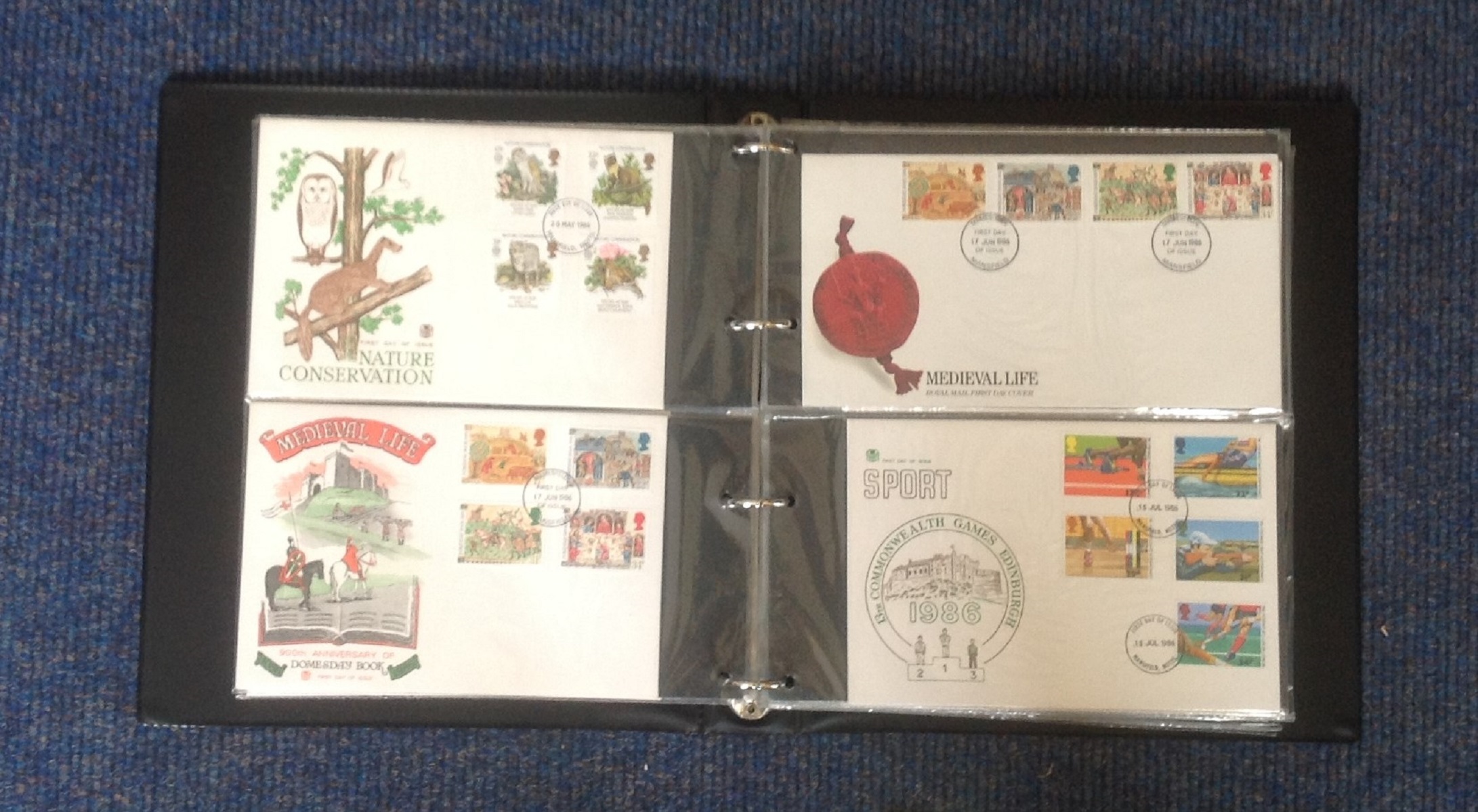 GB Clean FDC collection, 46 covers from 1985, 1989 including many nice Stuart covers in Black 4 ring - Image 3 of 6