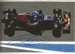 Daniil Kvyat signed 12x8 colour in action photo. Good Condition. All signed pieces come with a