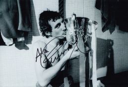 Alan Kennedy Football Autographed 12 X 8 Photo, A Superb Image Depicting Kennedy Posing With The