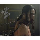 Blowout Sale! Saw II J. La Rose hand signed 10x8 photo. This beautiful hand signed photo depicts J