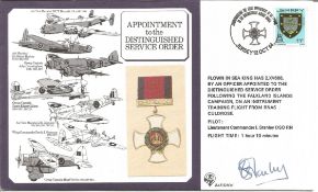 Lt Cdr I Stanley signed Appointment to the Distinguished Service Order cover RAF(DM)4. 11p Jersey