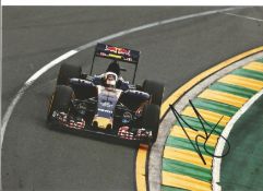 Carlos Sainz signed 12x8 colour in action photo. Good Condition. All signed pieces come with a