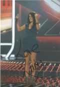 Music Lucie Jones 12x8 signed colour photo. Lucie Bethan Jones is a Welsh singer, actress, and