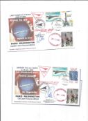 Concorde collection Pair of 2003 Air France official covers flown on the 1st flight Paris