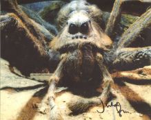 Harry Potter. 8x10 photo of Aragog signed by actor Julian Glover who voiced the character. Good