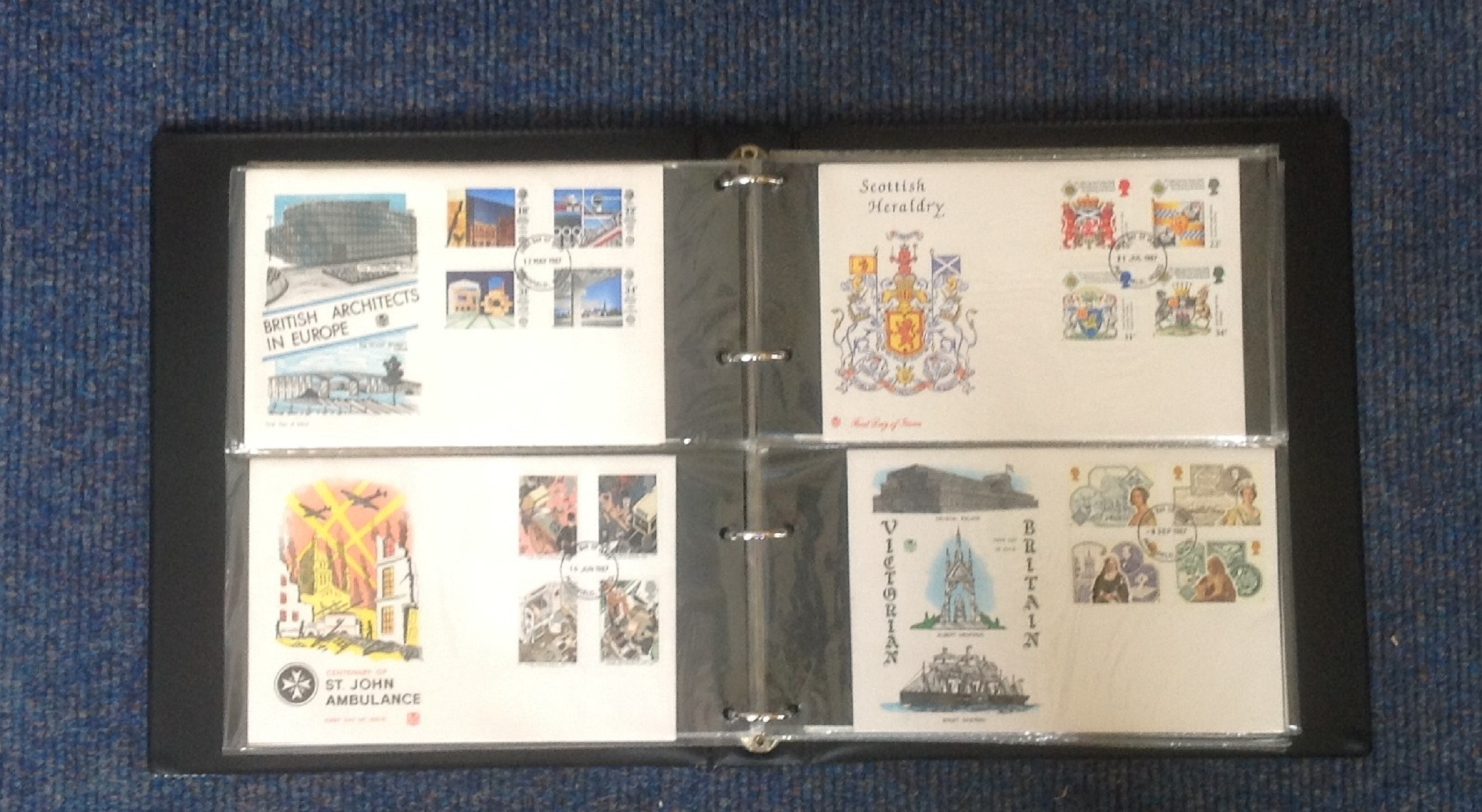 GB Clean FDC collection, 46 covers from 1985, 1989 including many nice Stuart covers in Black 4 ring - Image 4 of 6