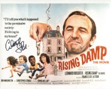 Rising Damp. 8x10 photo signed by Rising Damp comedy actor Christopher Strauli. Good Condition.