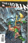 Batman and Robin multiple signed DC comic, Signed to cover by Adam West, Burt Ward, Frank Miller,