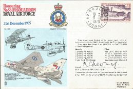 Mr R C Newman RFC signed cover Honouring No 56(F) Squadron RAF. Newman was a compatriot of Albert