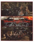 Where Eagles Dare. 8x10 montage photo from the war movie Where Eagles Dare signed by actor Derren
