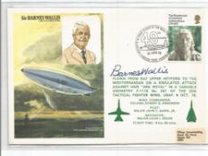Barnes Wallis WW2 Dambuster bomb signed on his own Historic Aviators cover. Good Condition. All