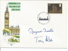 Margaret Thatcher and Tony Blair signed 1973 Parliamentary Conference FDC. Good Condition. All