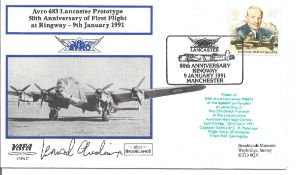 Leonard Cheshire VC 617 Sqn signed VAFA WW2 Lancaster bomber cover, flown on PA474. Good