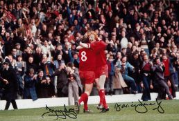 Liverpool Football Autographed 12 X 8 Photo, A Superb Image Depicting Liverpool's Jimmy Case And