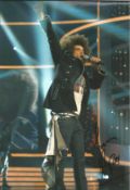 Music Jamie Afro 12x8 signed colour photo. Good Condition. All signed pieces come with a Certificate