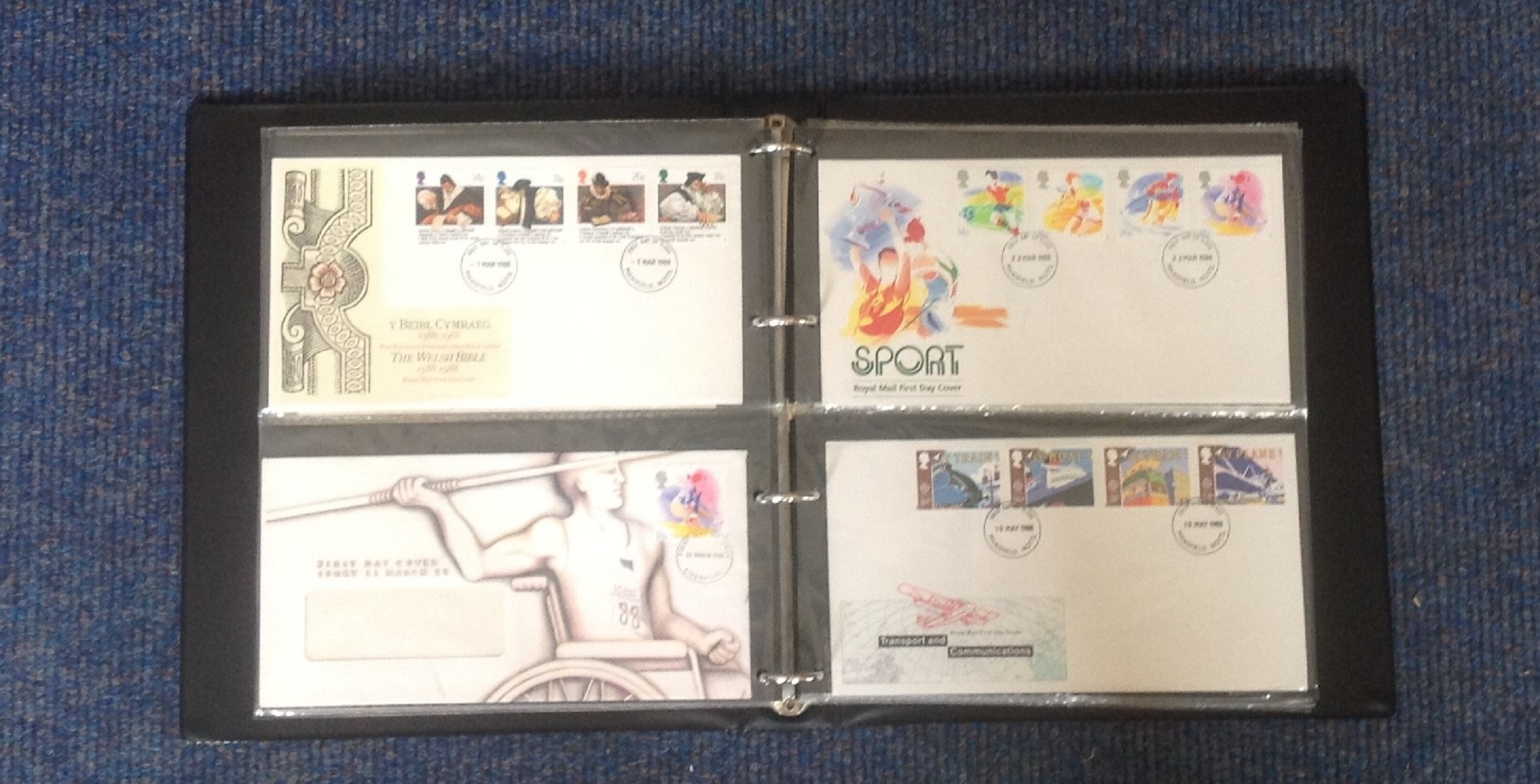 GB Clean FDC collection, 46 covers from 1985, 1989 including many nice Stuart covers in Black 4 ring - Image 5 of 6