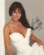 Linda Lusardi. 8x10 photo signed by 1980's Page 3 topless model & actress Linda Lusardi. Good