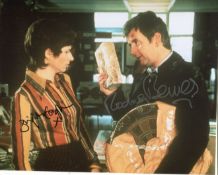 The Likely Lads. 8x10 photo signed by Brigit Forsyth and the late Rodney Bewes. Good Condition.