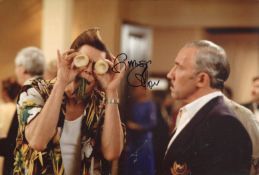 Simon Callow. 8x12 photo from one of the Ace Ventura comedy movies signed by actor Simon Callow.