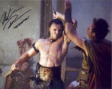Blowout Sale! Spartacus Stephen Dunlevy hand signed 10x8 photo. This beautiful hand signed photo