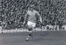 Colin Bell Football Autographed 12 X 8 Photo, A Superb Image Depicting The Manchester City Star