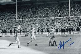Steve Heighway Football Autographed 12 X 8 Photo, A Superb Image Depicting Liverpool Players