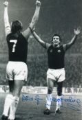 West Ham United Football Autographed 12 X 8 Photo, A Superb Image Depicting Alan Taylor And Trevor
