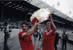 Liverpool Football Autographed 12 X 8 Photo, A Superb Image Depicting Liverpool's Jimmy Case And