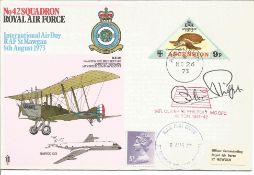 Mr Oliver Philpot signed No 42 Squadron RAF International Air Day RAF St Mawgan cover. 9p