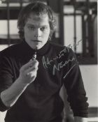 Dracula AD72. 8x10 horror movie photo signed by actor Christopher Neame. Good Condition. All