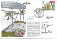 Vice Admiral Sir Richard Janvrin and Lieut Comdr K N Patrick signed RNSC(4)5 cover commemorating the