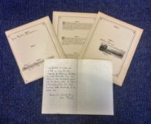 John Ruskin family collection. Various pages removed from book. Including Joan Ruskin Severn, plus 2
