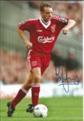 Football Rob Jones 12x8 signed colour photo pictured while in action for Liverpool. Robert Marc