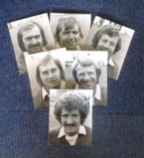 Football Middlesbrough collection6 unsigned original black and white photos from the seventies