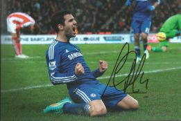 Football Cesc Fabregas 12x8 signed colour photo pictured during his time with Chelsea. Francesc
