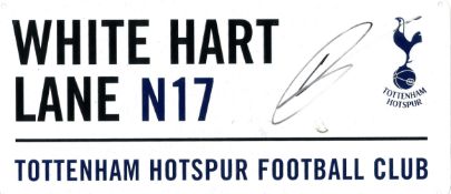 Football Harry Kane signed White Hart Lane N17 Tottenham Hotspur Football Club commemorative metal