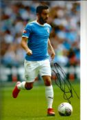 Football Bernardo Silva 12x8 signed colour photo pictured in action for Manchester City. Bernardo