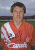 Football Peter Beardsley signed 12x8 colour photo pictured while playing for Liverpool. Good