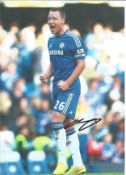 Football John Terry 12x8 signed colour photo pictured in action for Chelsea. Good Condition. All