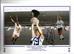 Football Graham Roberts signed 12x8 Tottenham Hotspur montage photo. Graham Paul Roberts (born 3