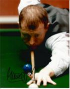 Snooker Steve Davis signed 10x8 colour photo. Steve Davis, OBE is an English retired professional