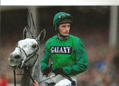 Horse Racing Daryl Jacob 12x8 signed colour photo. Jacob is most noted for winning the 2012 Grand